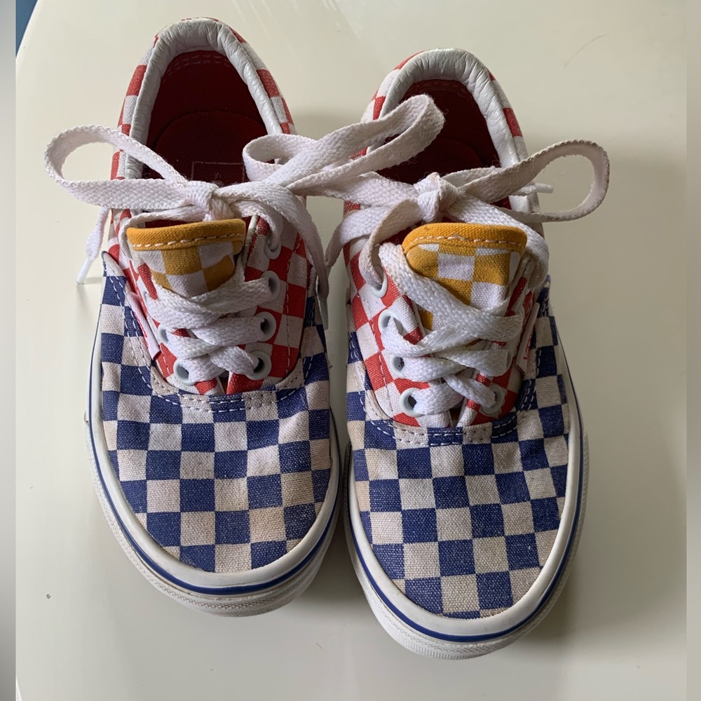 Kids Checkered Vans
